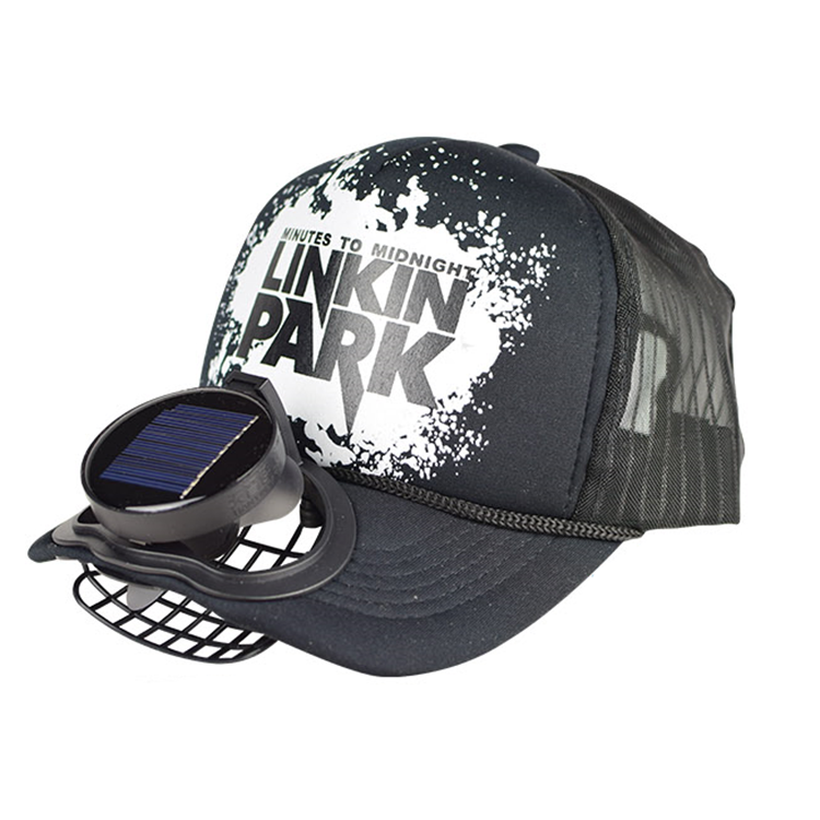 新潮風(fēng)扇功能網(wǎng)帽定制-風(fēng)扇帽子批發(fā)廠家