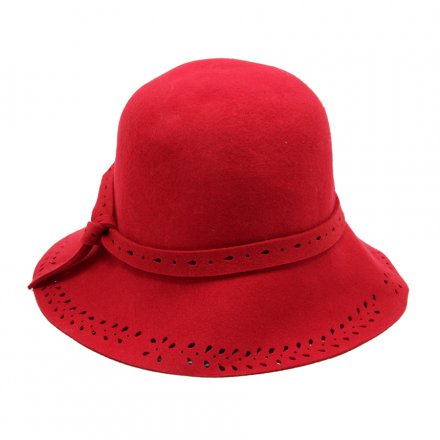 氈帽廠家-女式毛呢氈帽定制