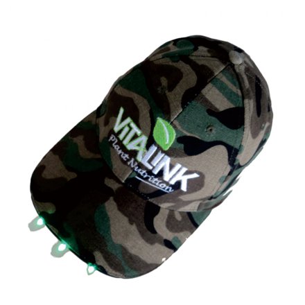 LED燈帽迷彩發(fā)光嘻哈帽定制