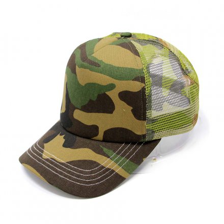 夏季戶外迷彩透氣網(wǎng)帽定制