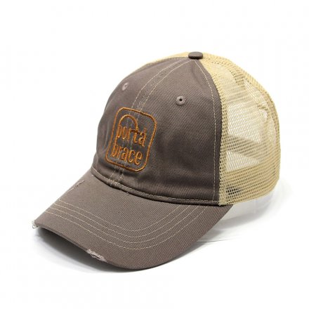 磨破洗水復(fù)古遮陽網(wǎng)帽定制