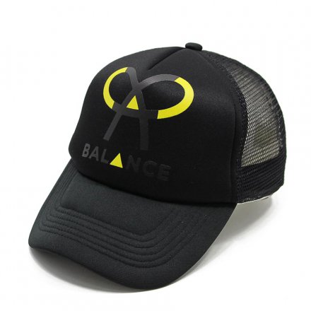 黑色精美印花海綿網(wǎng)帽定制