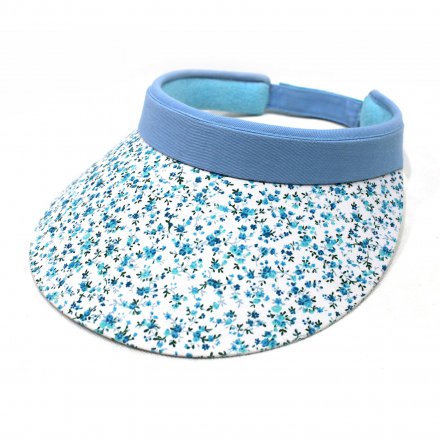 時(shí)尚碎花戶外防曬空頂帽定制