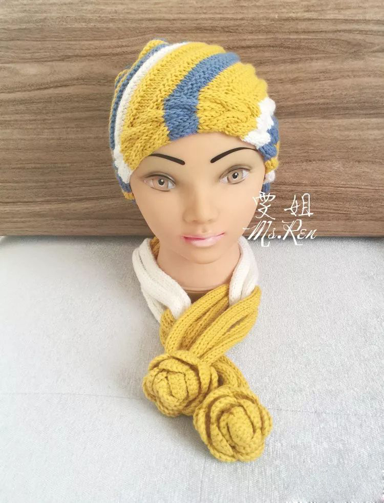 毛線帽子編織方法